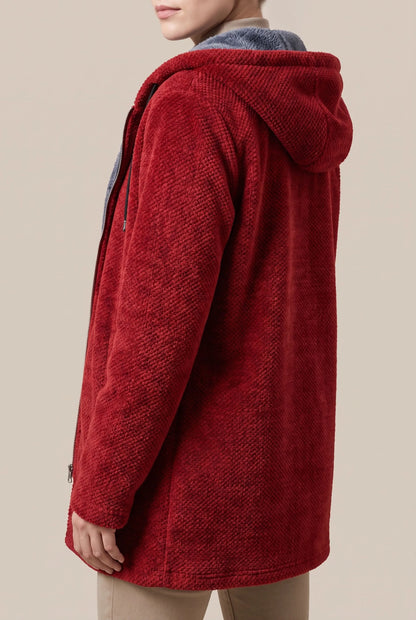 Velsor | Warme Fleecejacke Mit Kapuze