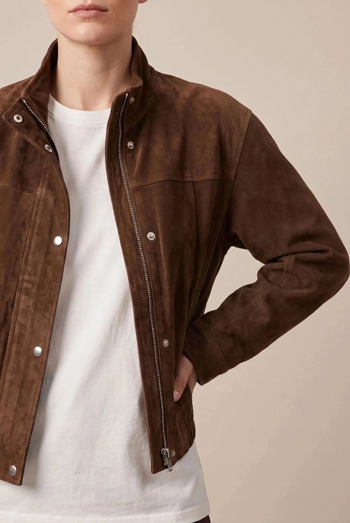 Velvore | Sportlich Elegante Übergangsjacke Für Damen