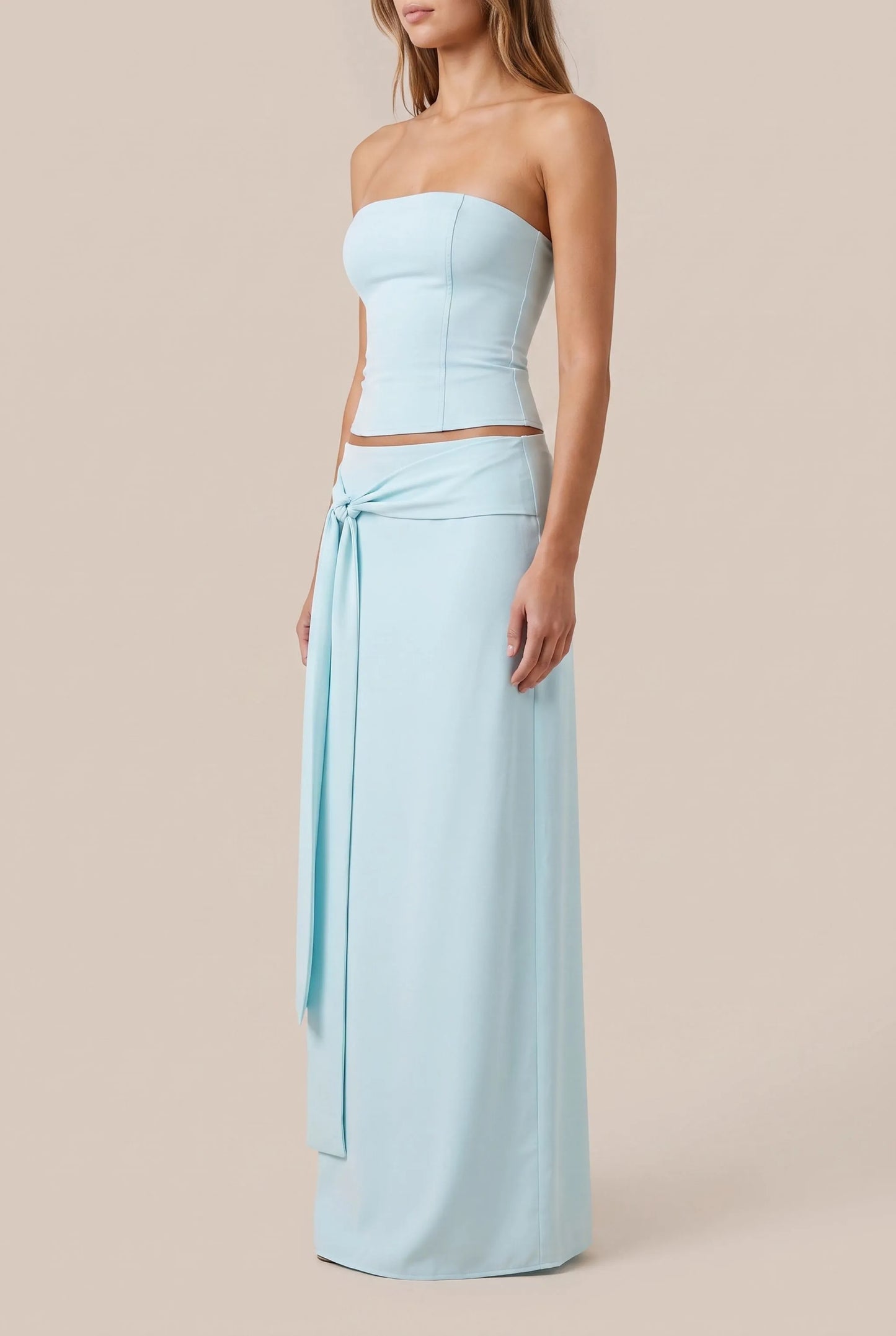 Vesari | Eleganter Zweiteiler Damen Mit Maxirock