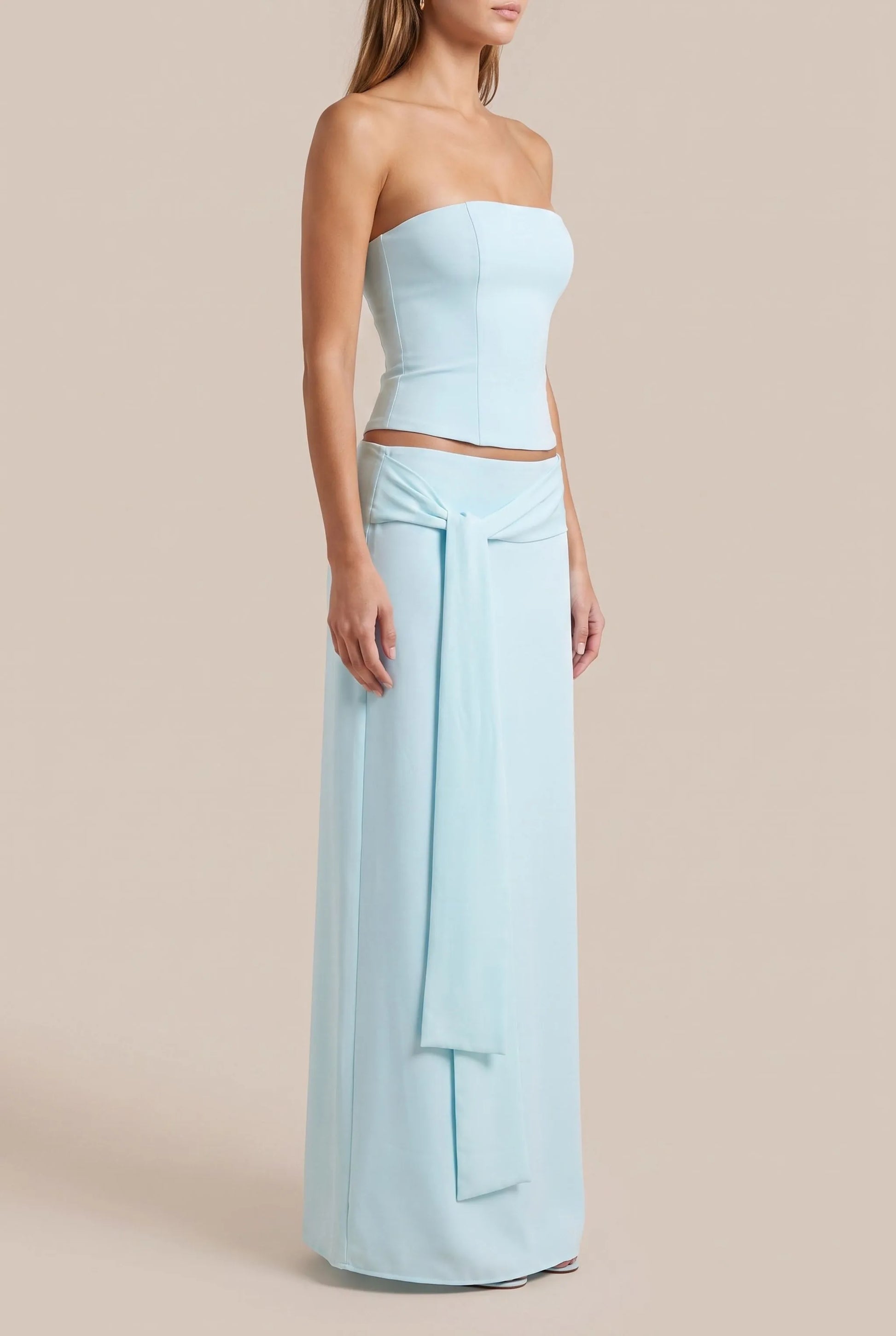 Vesari | Eleganter Zweiteiler Damen Mit Maxirock