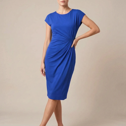 Vintessa | Schlichtes Midikleid Mit Ärmeln