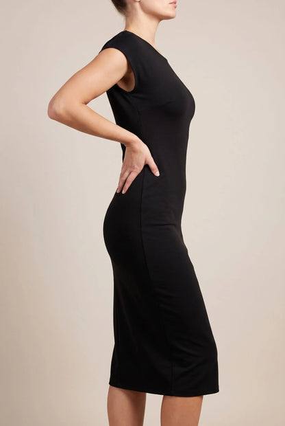 Vintessa | Schlichtes Midikleid Mit Ärmeln