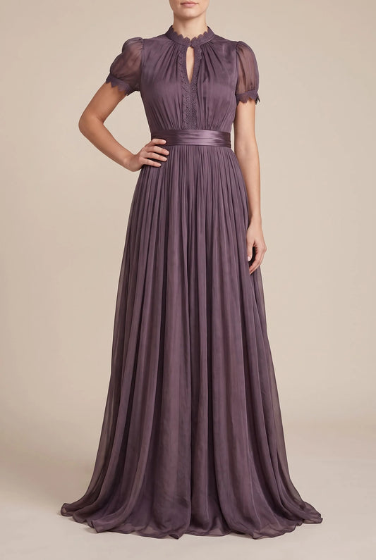 ViolaVibes | Elegantes Langes Sommerkleid