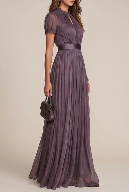 ViolaVibes | Elegantes Langes Sommerkleid