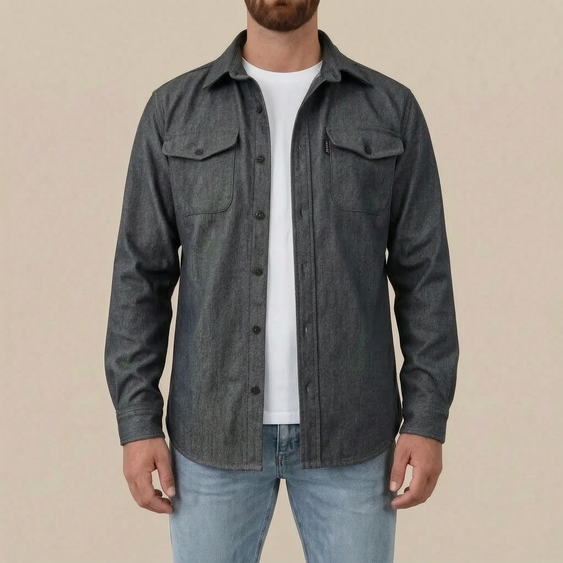 Vistal | Legere Langärmlige Hemdjacke