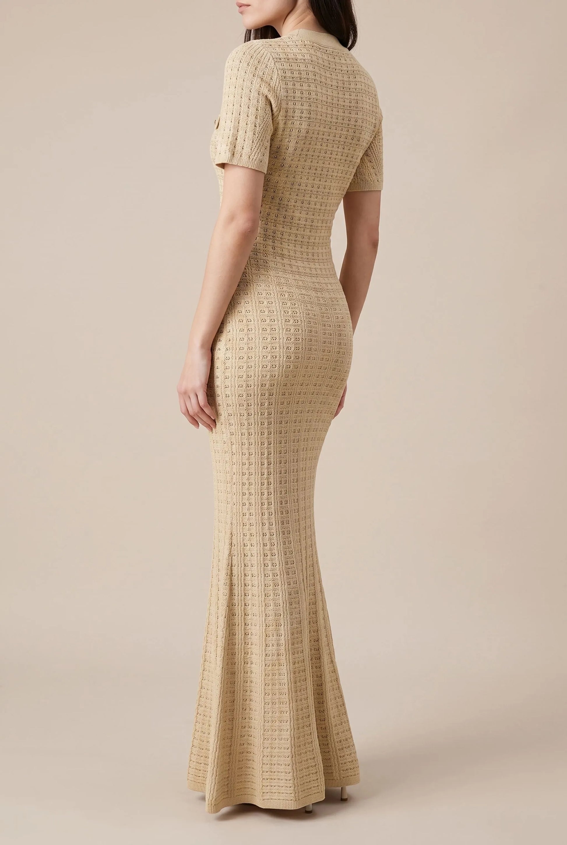 Vivalis | Elegantes Langes Strickkleid