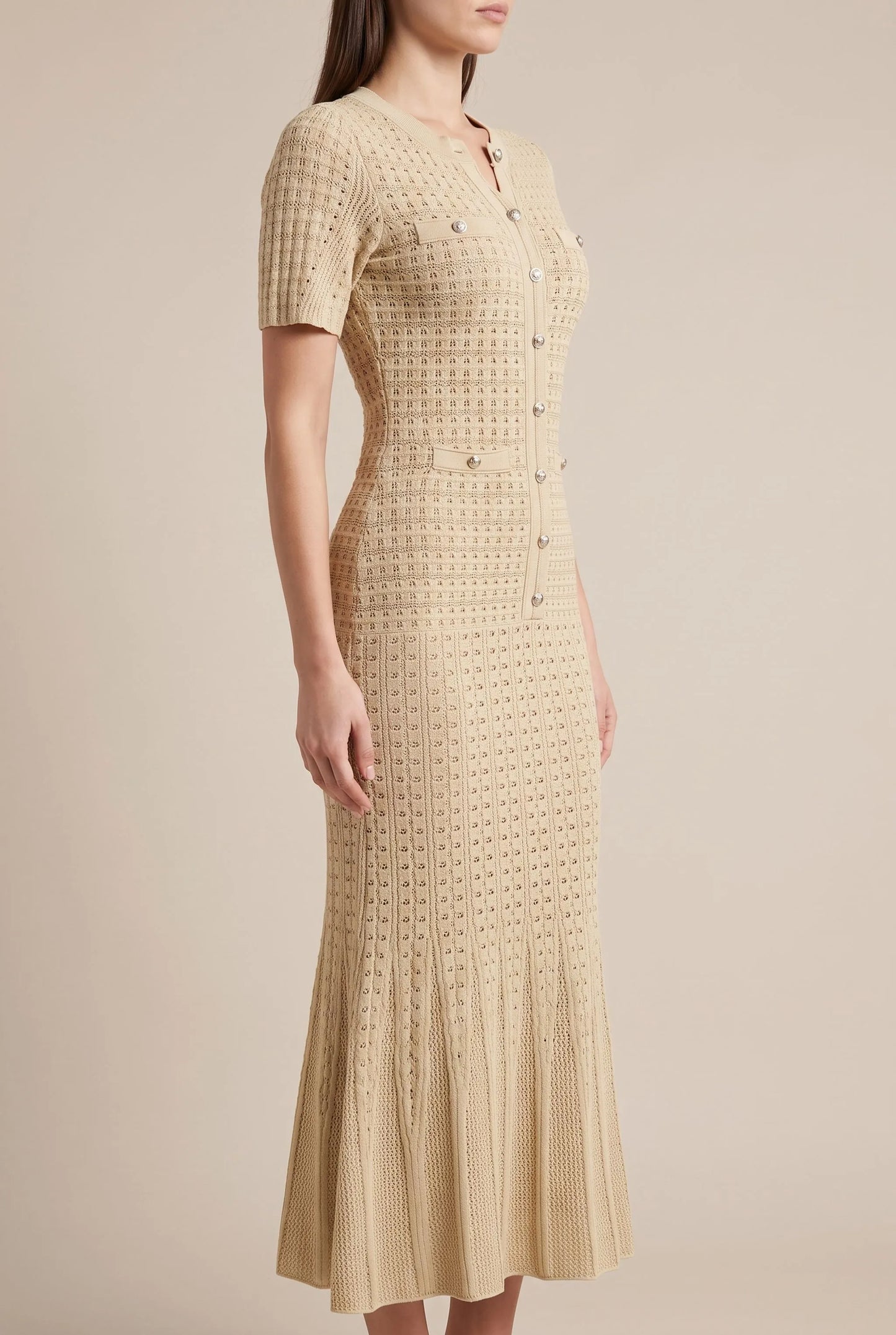 Vivalis | Elegantes Langes Strickkleid