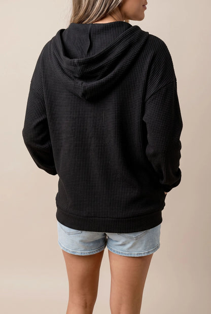WaffleHood | Damen Hoodie Mit Waffelstruktur