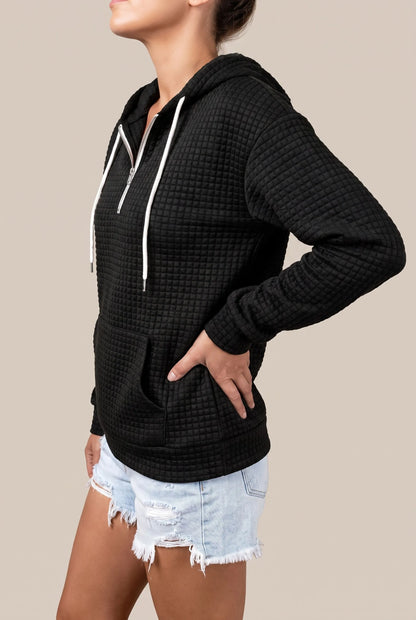 WaffleHood | Damen Hoodie Mit Waffelstruktur