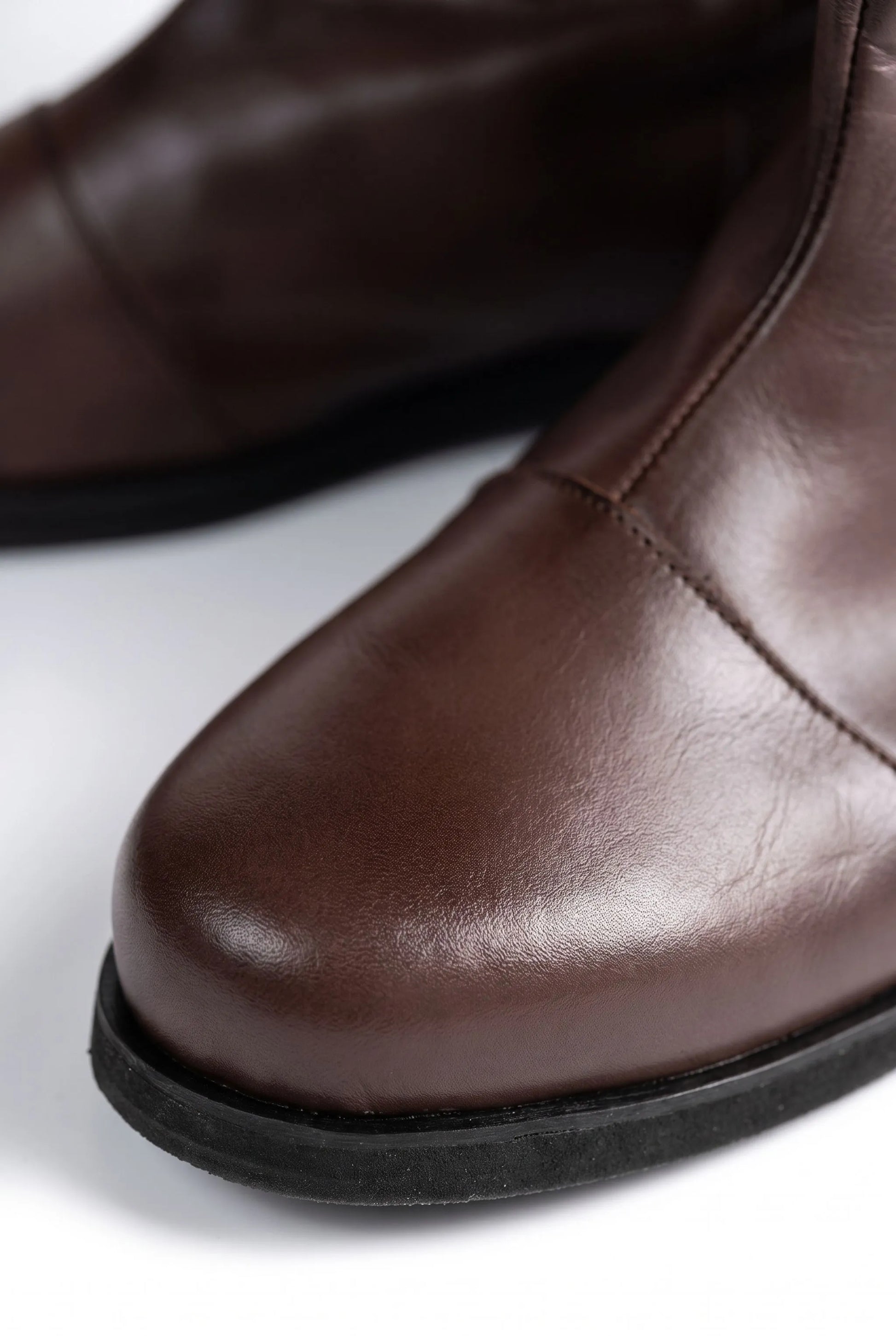 Wanderstep | Braune Kniehohe Herren Stiefel