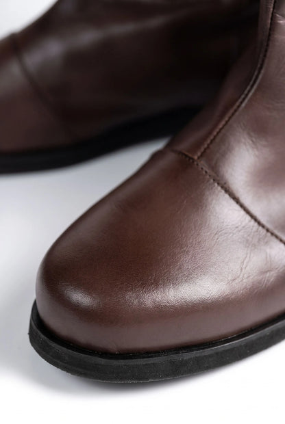 Wanderstep | Braune Kniehohe Herren Stiefel