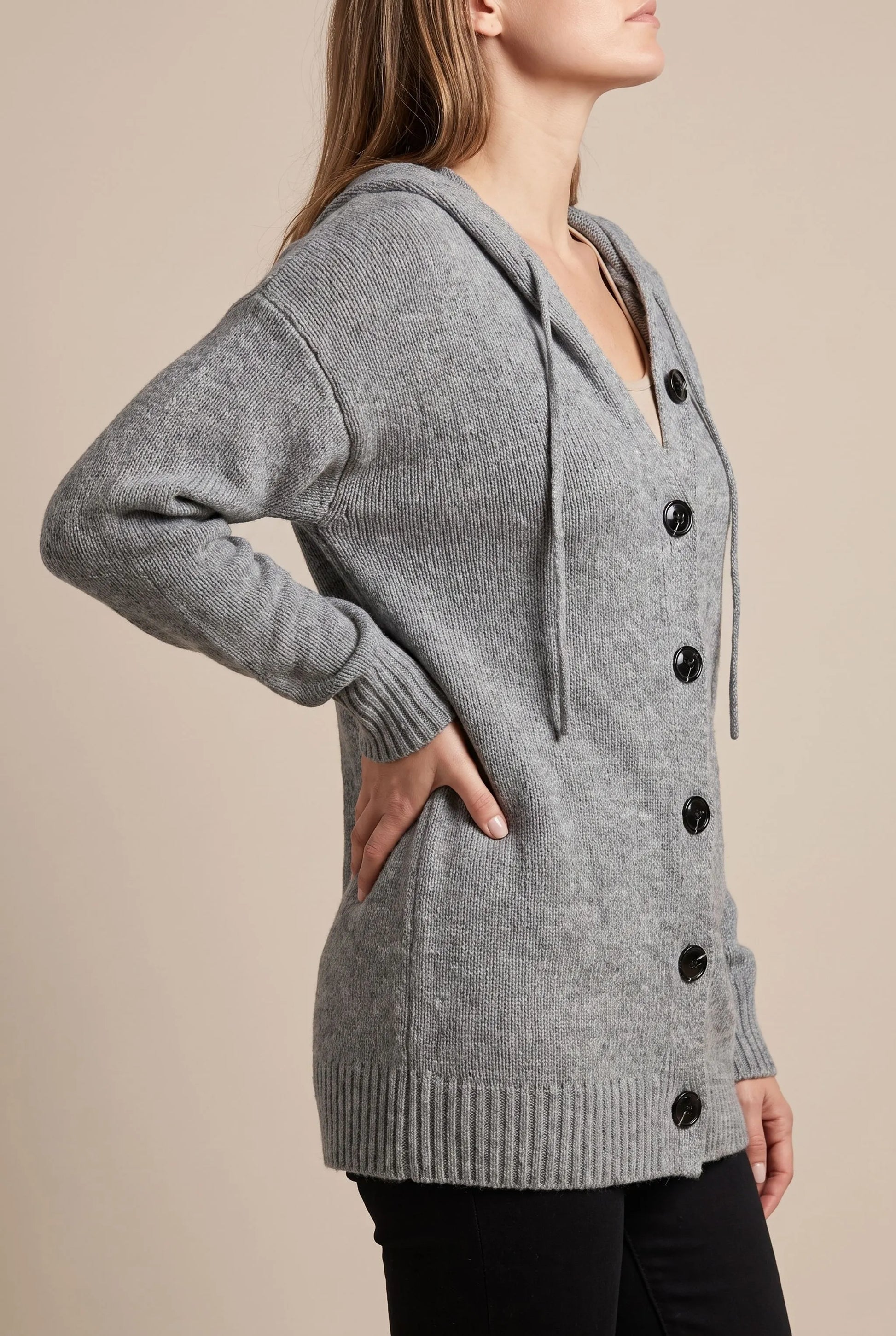 WarmVibes | Oversize-Strickjacke Mit Kapuze