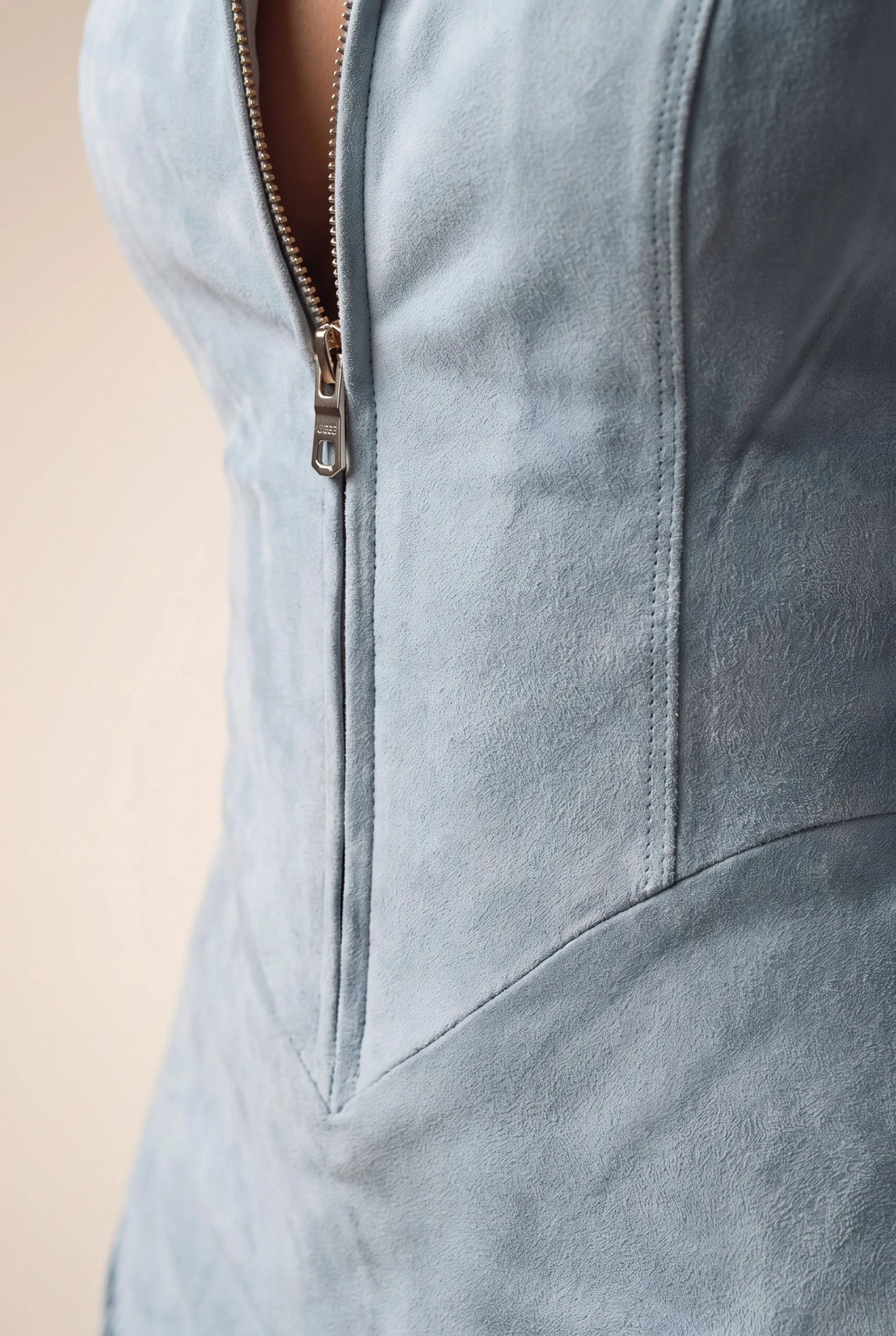 Westlyn | Blaues Minikleid Mit Fransensaum