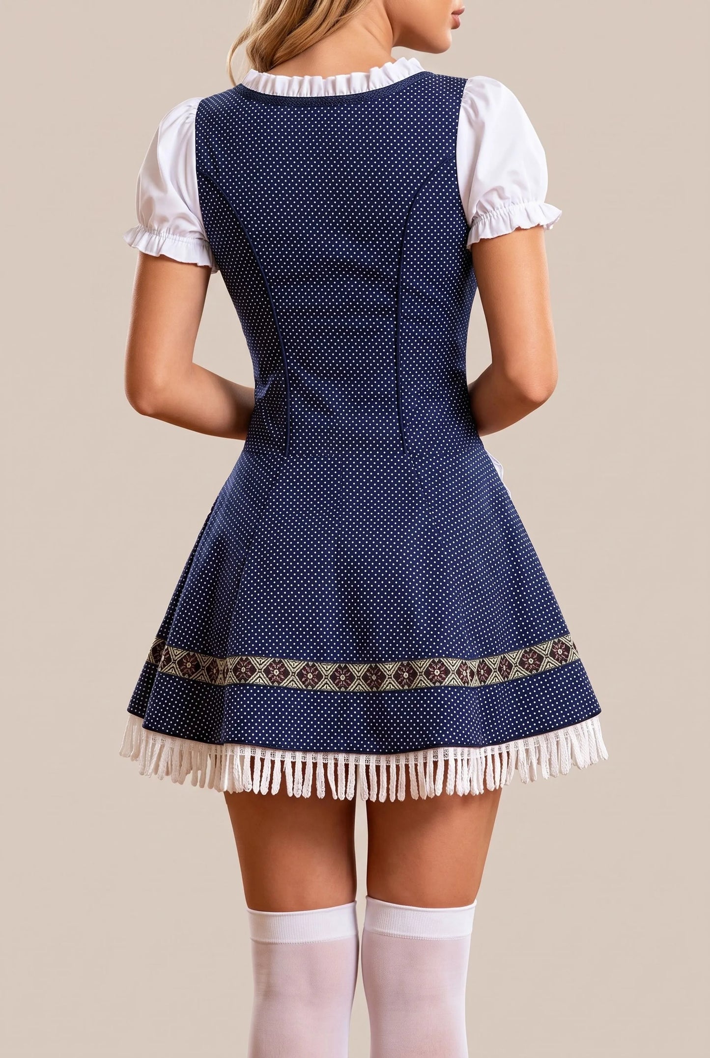 WiesnCharm | Klassisches Blaues Dirndl