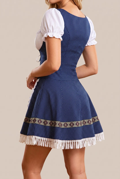 WiesnCharm | Klassisches Blaues Dirndl
