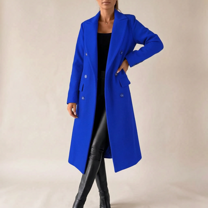 WinterGlow | Langer Eleganter Damen Trenchcoat