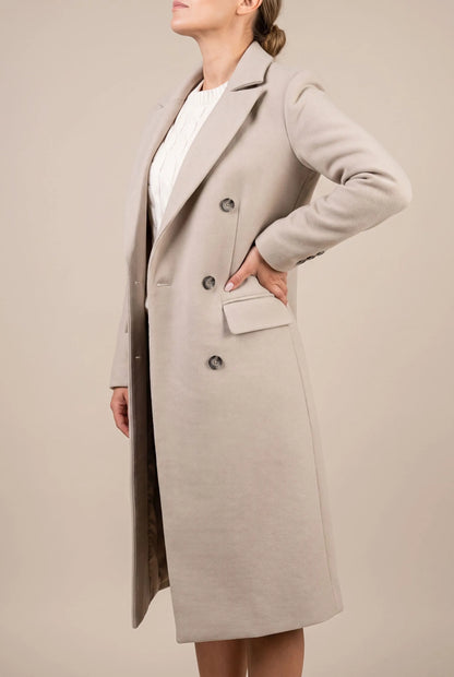 WinterGlow | Langer Eleganter Damen Trenchcoat