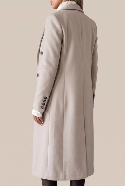 WinterGlow | Langer Eleganter Damen Trenchcoat