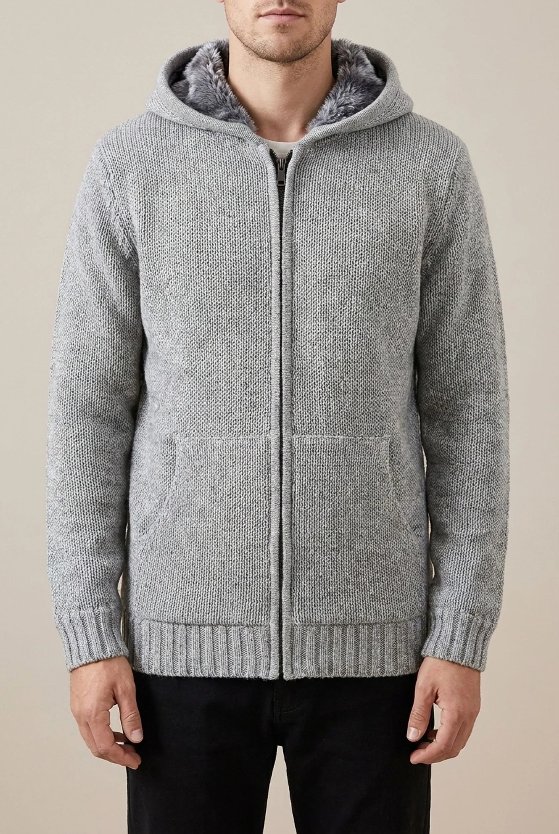 Wintrae | Gefütterte Strickjacke Für Herren