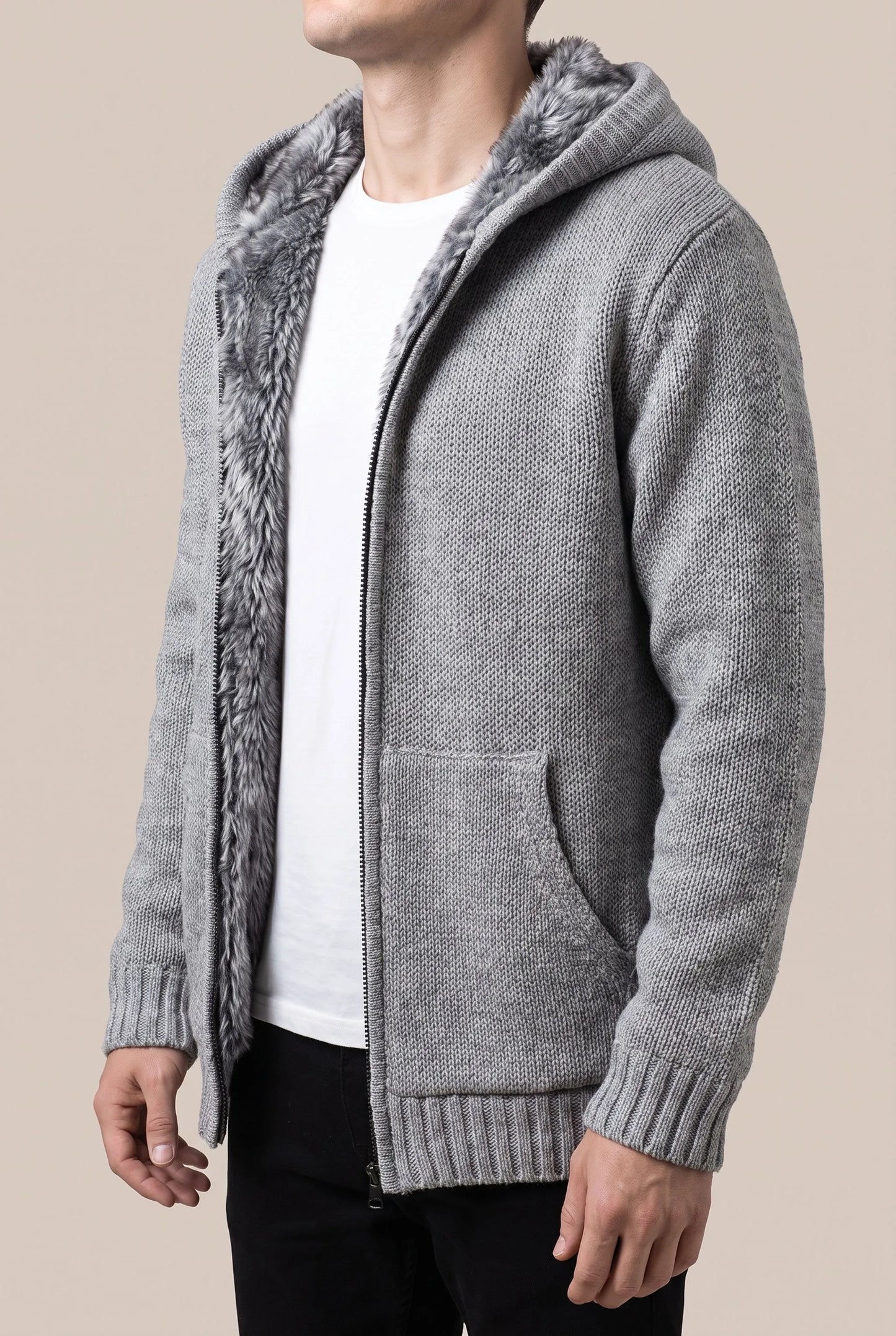 Wintrae | Gefütterte Strickjacke Für Herren