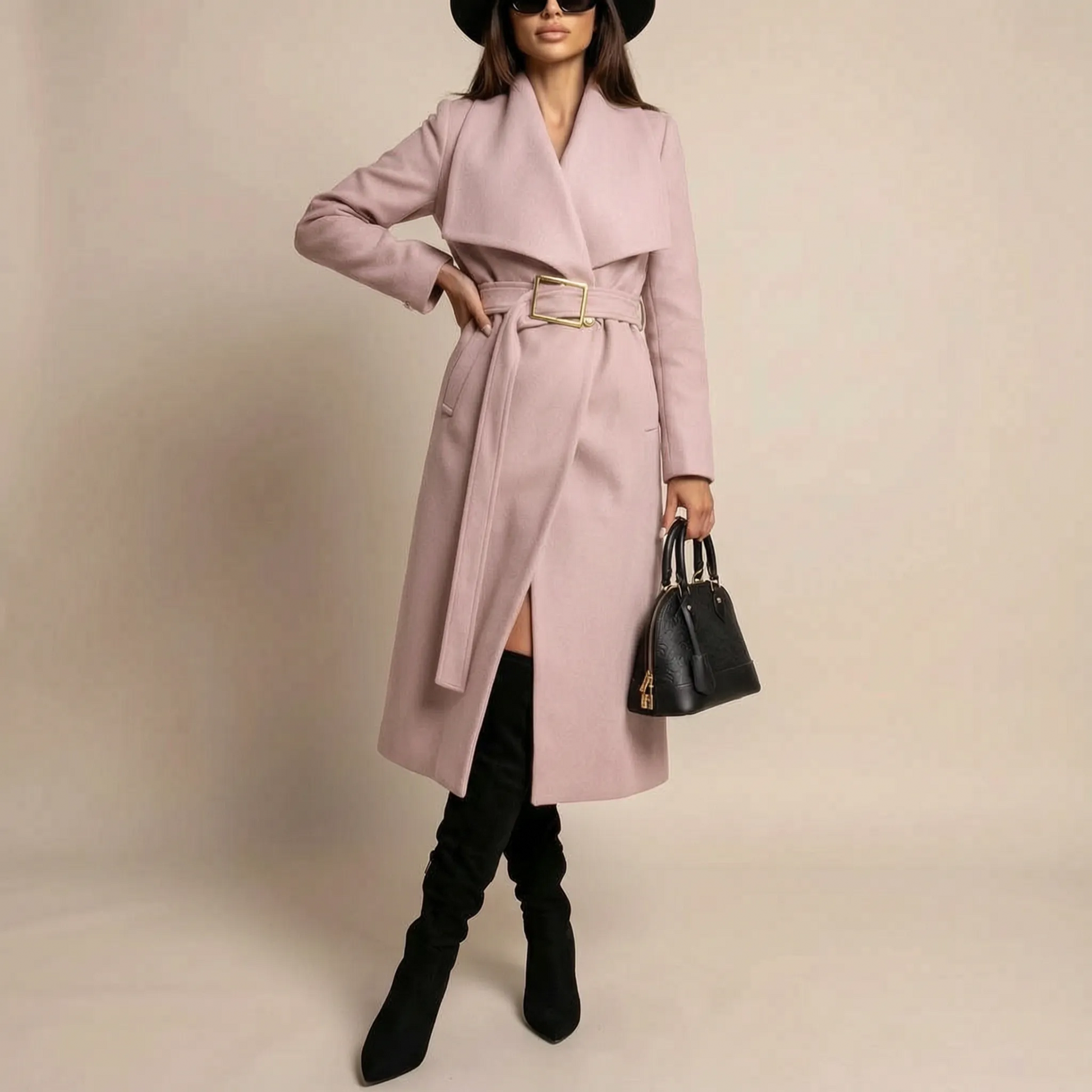 Wrapira | Langer Wärmender Trenchcoat