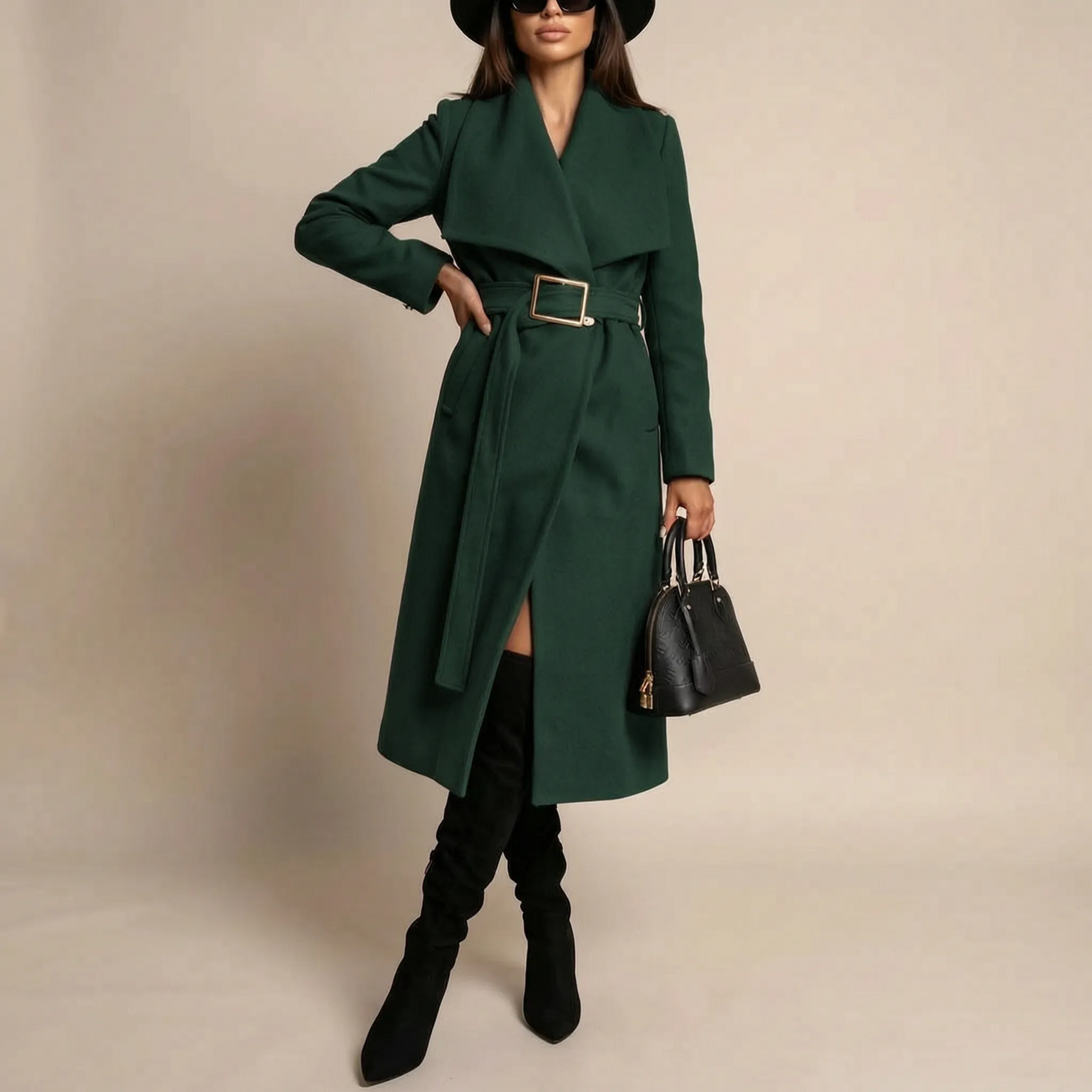 Wrapira | Langer Wärmender Trenchcoat