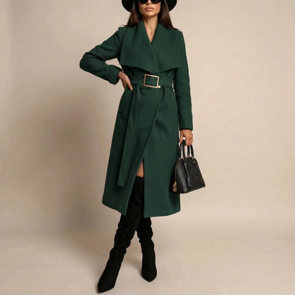 Wrapira | Langer Wärmender Trenchcoat