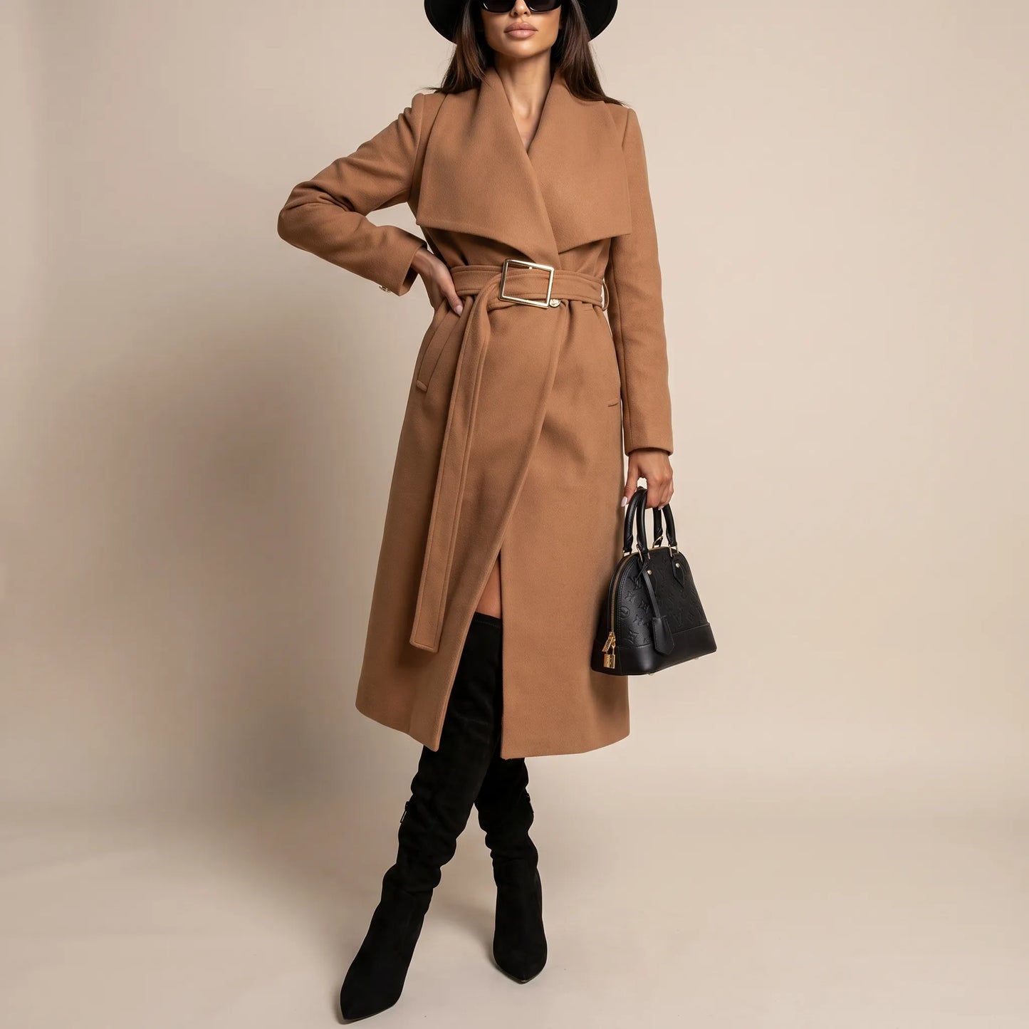 Wrapira | Langer Wärmender Trenchcoat