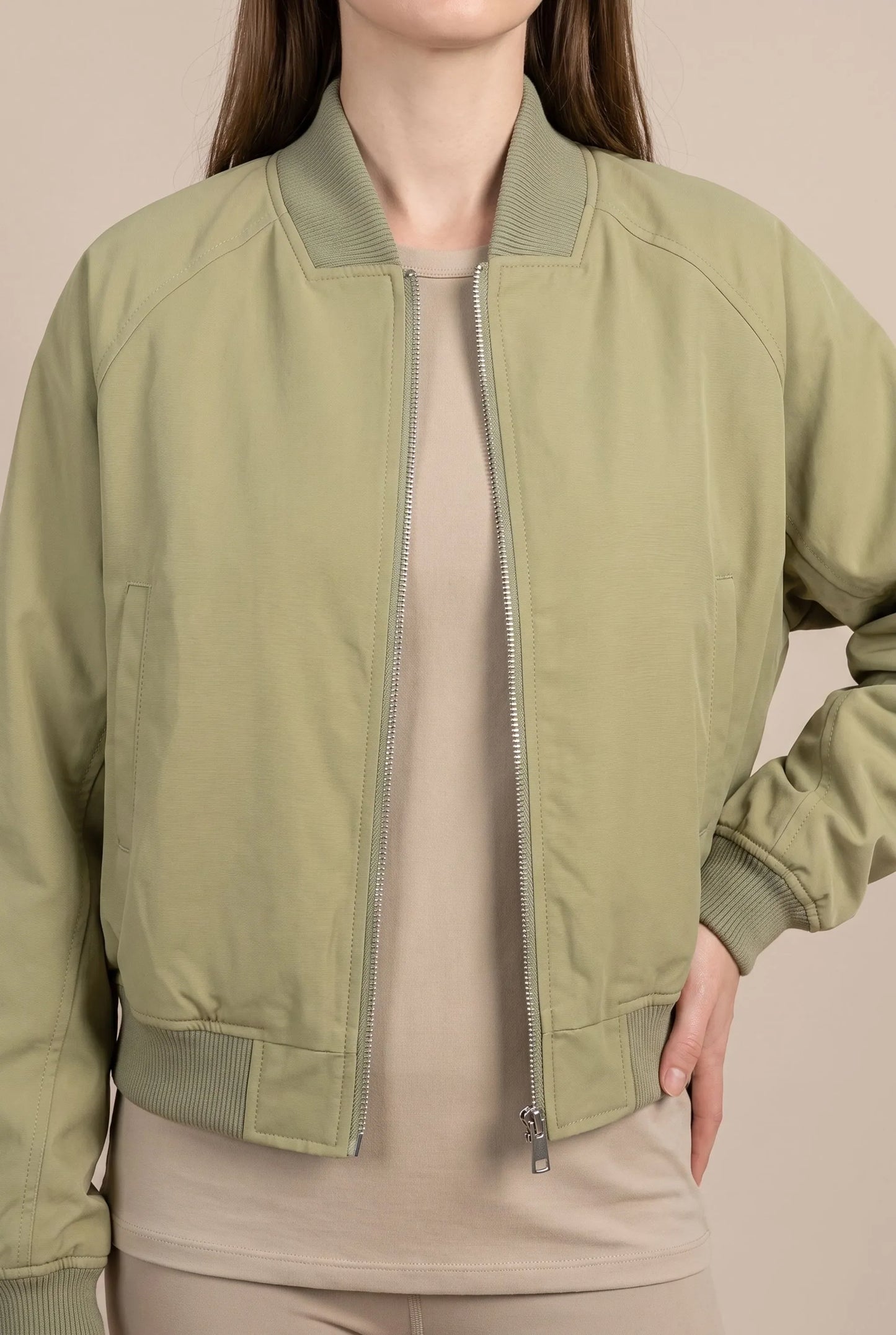 Zenth | Kurze Lockere Damen Bomberjacke