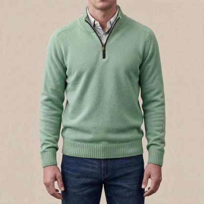 Ziphus | Eleganter Pullover Mit Halbem Reißverschluss