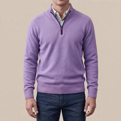 Ziphus | Eleganter Pullover Mit Halbem Reißverschluss
