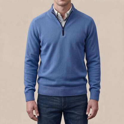 Ziphus | Eleganter Pullover Mit Halbem Reißverschluss