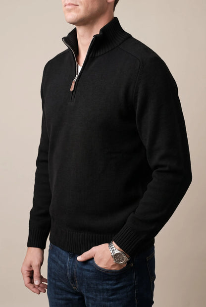 Ziphus | Eleganter Pullover Mit Halbem Reißverschluss