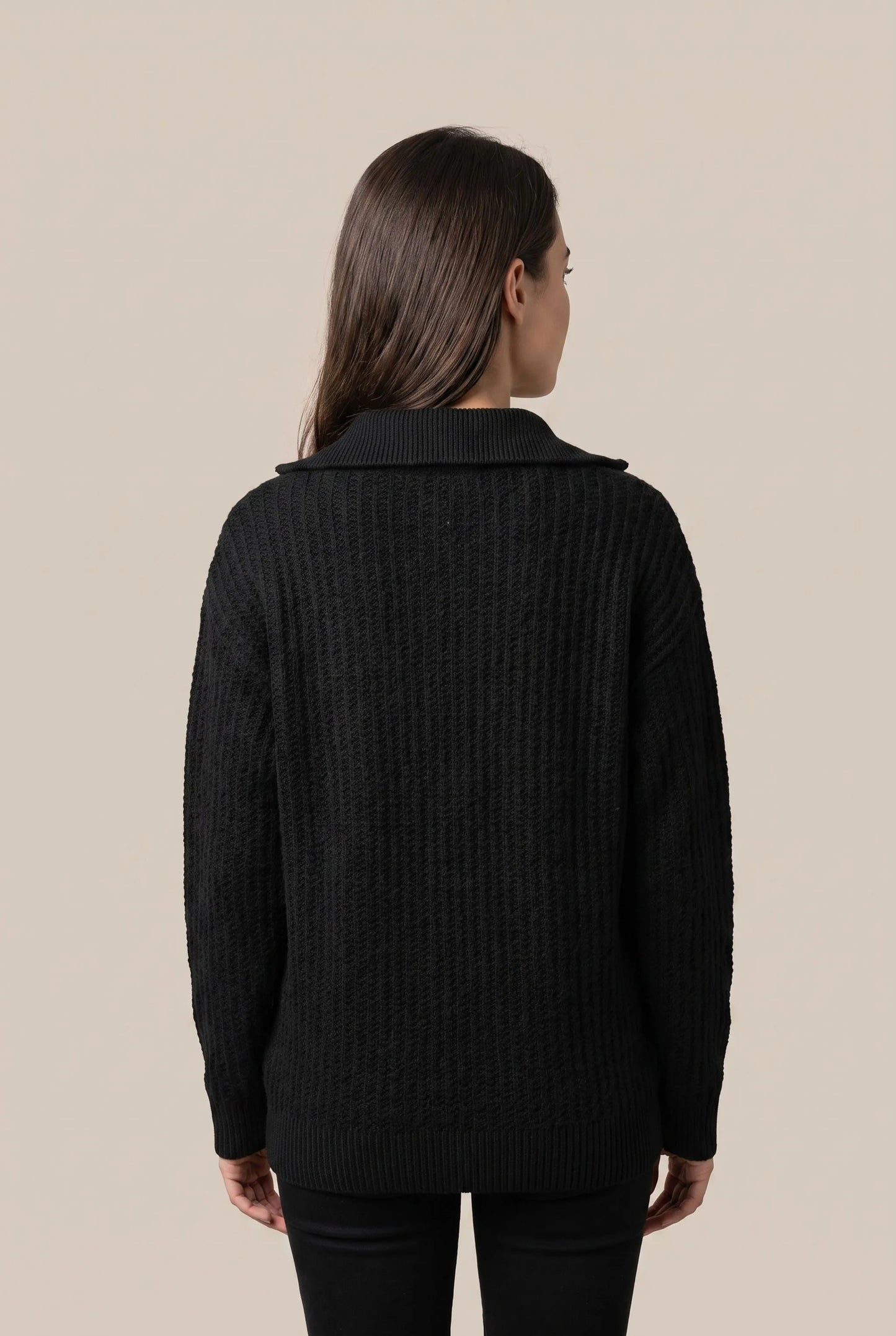 Zipply | Eleganter Damenpullover Mit Strukturmuster