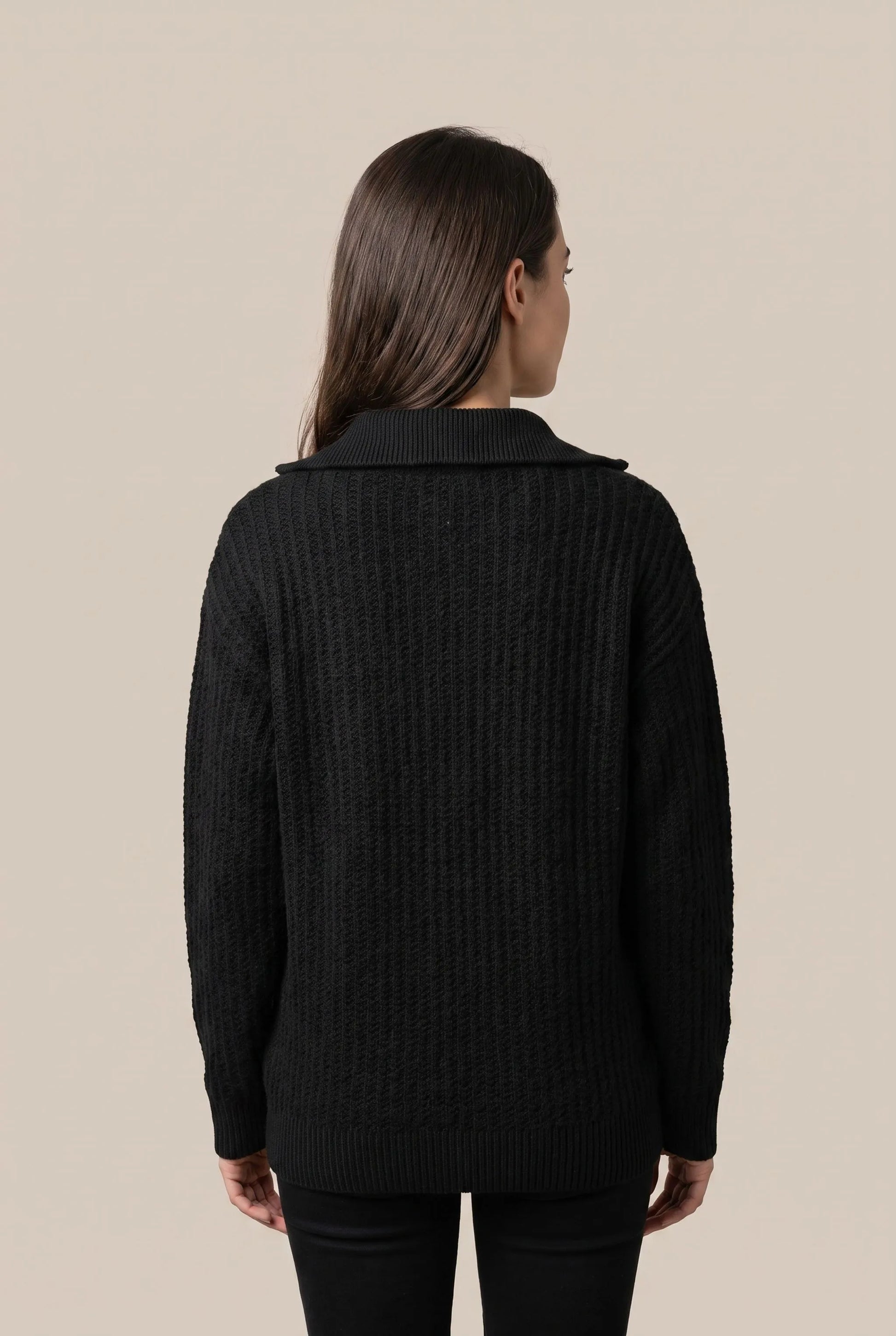 Zipply | Eleganter Damenpullover Mit Strukturmuster