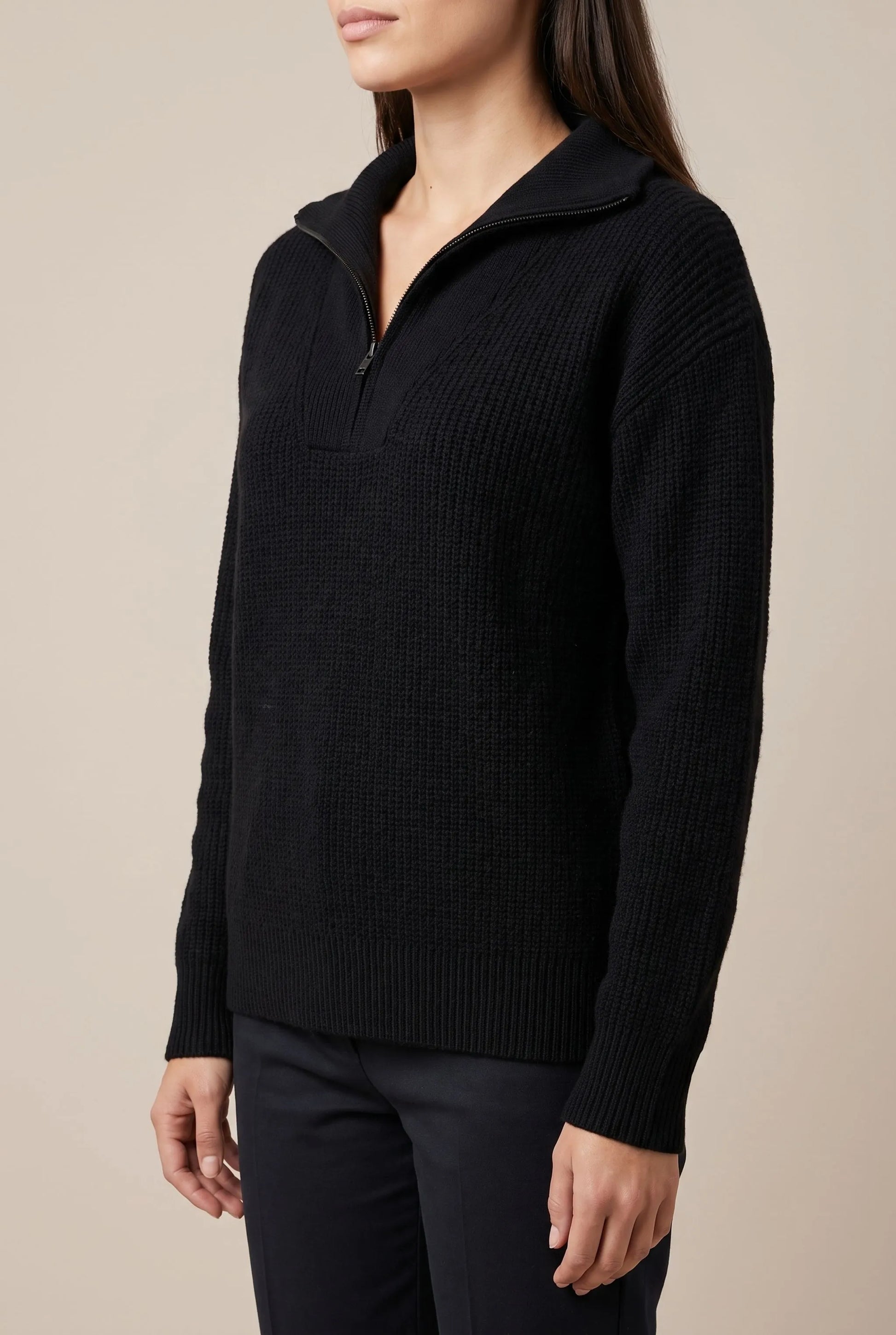 Zipply | Eleganter Damenpullover Mit Strukturmuster