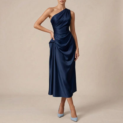 Zolvane | Elegantes One-Shoulder-Abendkleid