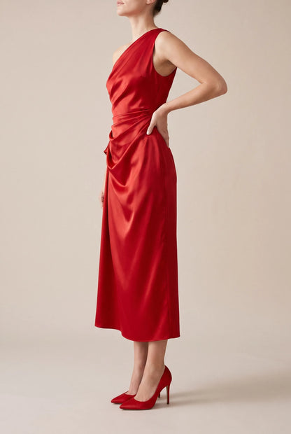 Zolvane | Elegantes One-Shoulder-Abendkleid
