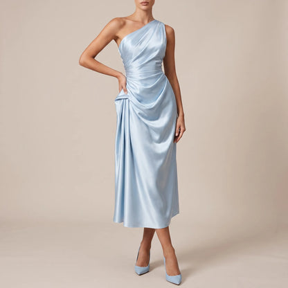 Zolvane | Elegantes One-Shoulder-Abendkleid