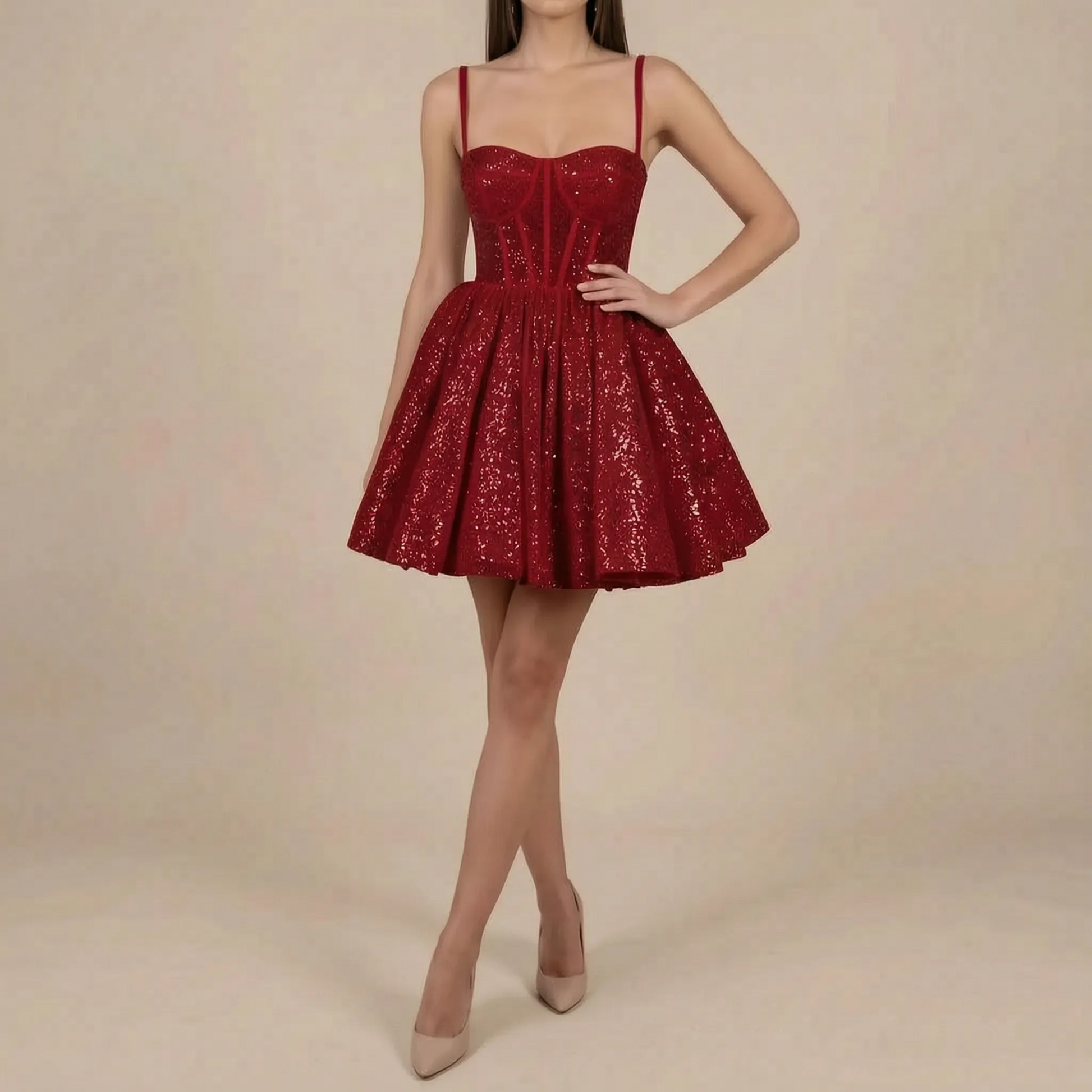 Zyrena | Kurzes Festliches Cocktailkleid